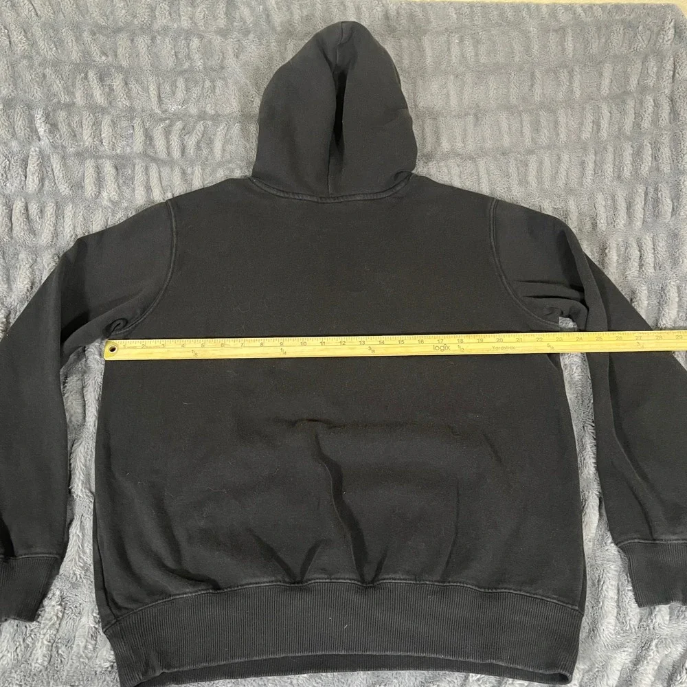 The North Face Mens Black Graphic Logo Pullover Hoodie Size M Outdoor Gorpcore‎